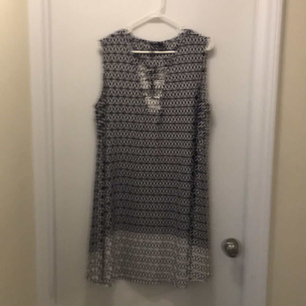 Graphic print dress XL